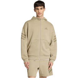 adidas Future Icons 3-Streifen Kapuzenjacke Herren KD5230 - wonder cargo M