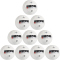 10er Ballpaket DERBYSTAR Brillant APS Fu&szlig;ball wei&szlig; 5