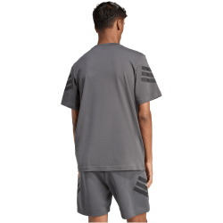adidas Future Icons 3-Streifen T-Shirt Herren KD5223 - grey six M