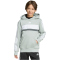 adidas Seasonal Essentials Tiberio 3-Streifen Hoodie Kinder KC2127 - wonder sage/white/dark grey heather 176