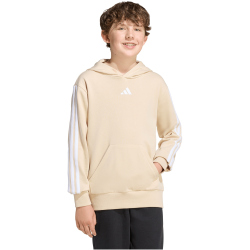 adidas Essentials 3-Streifen Hoodie Kinder KD6668 - crystal linen/white 176