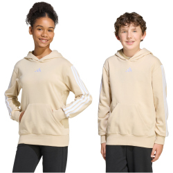 adidas Essentials 3-Streifen Hoodie Kinder KD6668 - crystal linen/white 176