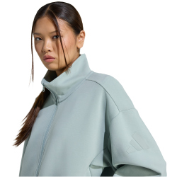 adidas Soft Lux Loose Sweatjacke Damen KA7023 - wonder sage XS