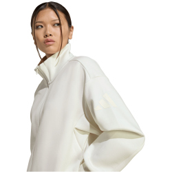 adidas Soft Lux Loose Sweatjacke Damen KA7022 - off white M