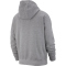 NIKE Sportswear Club Fleece Kapuzenjacke dark grey heather/white XS