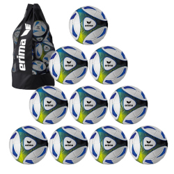 10er Ballpaket erima Hybrid Training Fußball inkl....