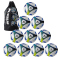 10er Ballpaket erima Hybrid Training Fußball inkl. Ballsack Gr. 5
