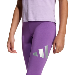 adidas Everyday Glam Baumwoll Leggings Mädchen KD3986 - active purple/silver met. 128