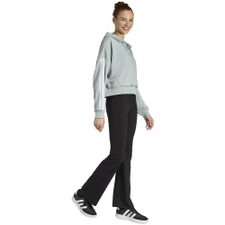 adidas Essentials 3-Streifen French Terry 1/4-Zip Hoodie Damen KC5226 - wonder sage/white L