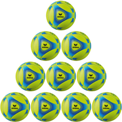 10er Ballpaket erima Hybrid Snow Fußball Gr.5