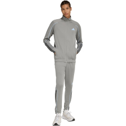 adidas 3-Streifen Stadium Trainingsanzug KB6213 - ch solid grey/grey six 3XL