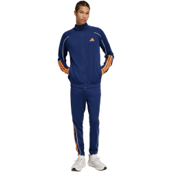 adidas 3-Streifen Stadium Trainingsanzug JY7668 - dark blue/pure orange S