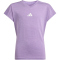 adidas GoTo V-Neck Trainingsshirt Mädchen KD8531 - active purple/ice lavender/white 128