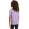 adidas GoTo V-Neck Trainingsshirt Mädchen KD8531 - active purple/ice lavender/white 128
