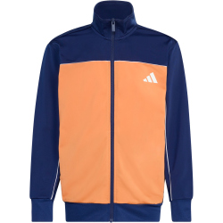 adidas Tricot Colourpop Trainingsanzug Kinder KC2132 - dark blue/dusky orange/white 176