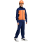 adidas Tricot Colourpop Trainingsanzug Kinder KC2132 - dark blue/dusky orange/white 176