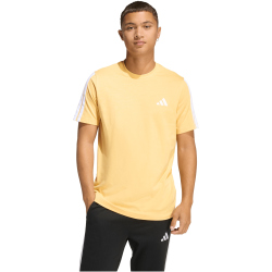 adidas 3-Streifen T-Shirt Herren KT0558 - semi ice tangerine/white XS