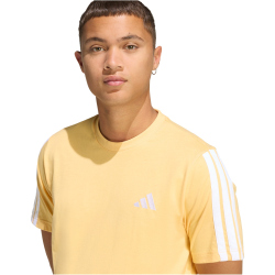 adidas 3-Streifen T-Shirt Herren KT0558 - semi ice tangerine/white XS