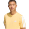 adidas 3-Streifen T-Shirt Herren KT0558 - semi ice tangerine/white S