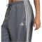 adidas Stadium 3-Streifen Trainingshose Damen KB4952 - grey six/ch solid grey XXL