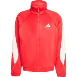 adidas Stadium Trainingsjacke KE9574 - pure ruby/off white/crystal linen M