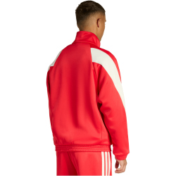 adidas Stadium Trainingsjacke KE9574 - pure ruby/off white/crystal linen M