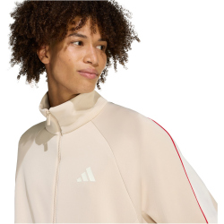 adidas Stadium Trainingsjacke KC0420 - crystal linen/off white/pure ruby XXL