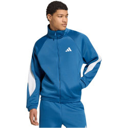 adidas Stadium Trainingsjacke JZ0296 - dusky petrol/white/ray blue M