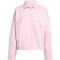 adidas Essentials Linear Fleece Polo Sweatshirt Damen JM1949 - clear pink/white XS