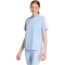 adidas Essentials 3-Streifen Baumwoll T-Shirt Damen KD2345 - glow blue/clear pink XS