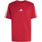 adidas Essentials 3-Streifen Single Jersey T-Shirt Herren KR2699 - active maroon/white S