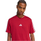 adidas Essentials 3-Streifen Single Jersey T-Shirt Herren KR2699 - active maroon/white S