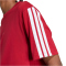 adidas Essentials 3-Streifen Single Jersey T-Shirt Herren KR2699 - active maroon/white S