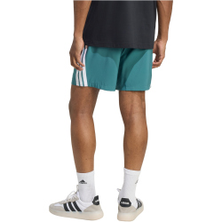 adidas Essentials 3-Streifen Chelsea Sweatshorts Herren KT0550 - preloved teal/white M
