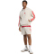 adidas Essentials 3-Streifen Chelsea Sweatshorts Herren KC0894 - wonder alumina/pure ruby S