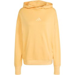 adidas All SZN French Terry Loose Hoodie Damen JY7785 - semi ice tangerine XL