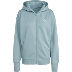 adidas All SZN Fleece Kapuzen-Sweatjacke Damen JY7753 - wonder sage S
