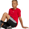 adidas Train Essentials Logo Regular Fit Trainingsshirt Kinder KS5542 - pure ruby/white 176
