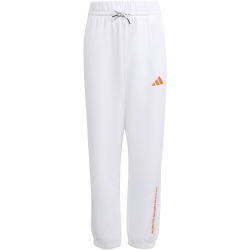 adidas Slogan Fleece Jogginghose Jungen KG7390 - white 140