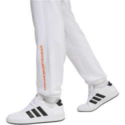 adidas Slogan Fleece Jogginghose Jungen KG7390 - white 140