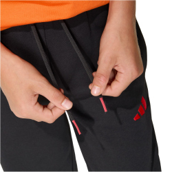 adidas Slogan Fleece Jogginghose Jungen KG7389 - black/pure ruby 140