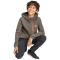 adidas Hooded Tech Woven Trainingsjacke Jungen KG5184 - shadow olive/dusky orange 152