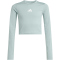 adidas Techfit Langarmshirt Mädchen KD4159 - wonder sage/white 140