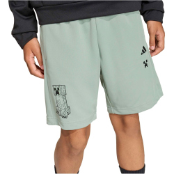 adidas x Minecraft Trainingsshorts Kinder KD0986 - silver green 176