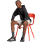 adidas Future Icons 3-Streifen Sweatjacke Kinder KS2577 - black/black 152