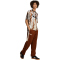 adidas House of Tiro x Common Goal Jogginghose Herren KA9162 - dusky bronze/off white M