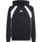 adidas Color Block Hoodie Kinder KB9551 - black/grey six/white 176