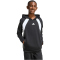 adidas Color Block Hoodie Kinder KB9551 - black/grey six/white 176