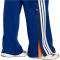 adidas Stadium Mesh Jogginghose Damen KC4991 - dark blue/off white/pure orange XS