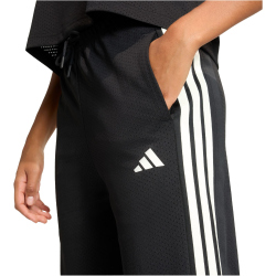 adidas Stadium Mesh Jogginghose Damen KB9837 - black/off white/crystal linen XL